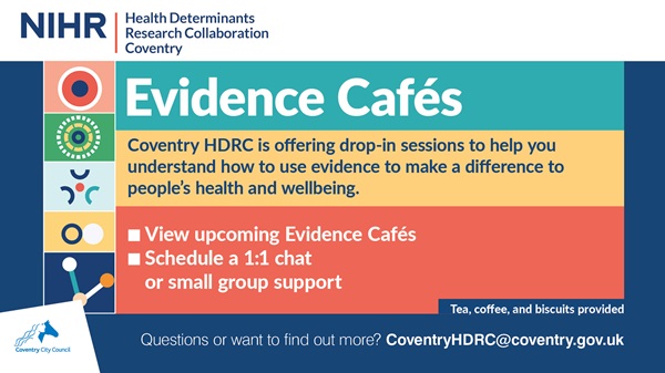 HDRC Evidence Cafés Flyer
