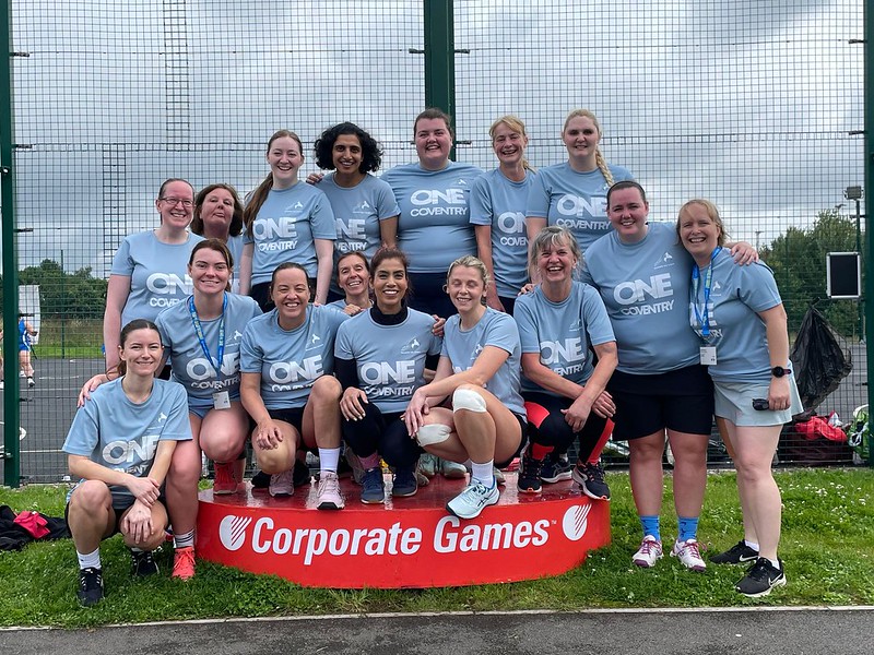 Coventry 2023 Corporate Games team