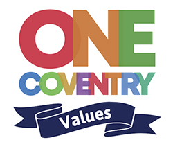 One Coventry Values logo example